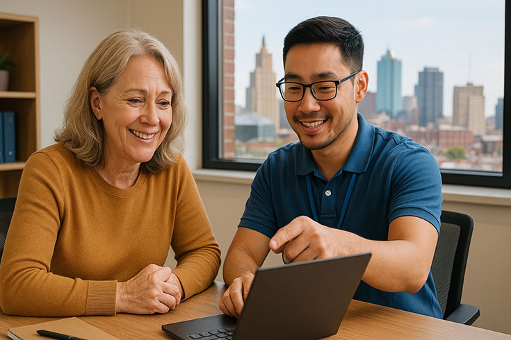 Overland Park business IT support team at work