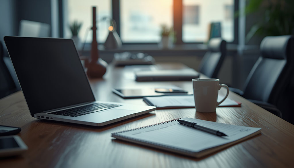 Calm small business workspace representing AI readiness for Kansas City companies using Microsoft Copilot